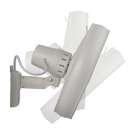 Lucci Air 213128EU - Επιτοίχιος ανεμιστήρας BREEZE 55W/230V λευκός, διάμετρος 46 cm + τηλεχειριστήριο