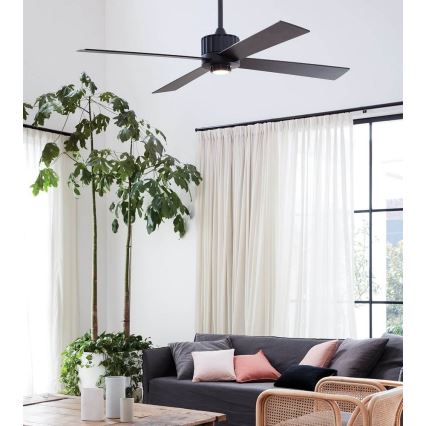 Lucci air 213170 - Οροφής ανεμιστήρας LED NEWPORT wenge/καφέ + τηλεχειριστήριο