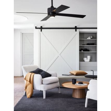 Lucci air 213170 - Οροφής ανεμιστήρας LED NEWPORT wenge/καφέ + τηλεχειριστήριο