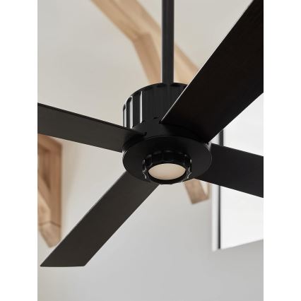 Lucci air 213170 - Οροφής ανεμιστήρας LED NEWPORT wenge/καφέ + τηλεχειριστήριο