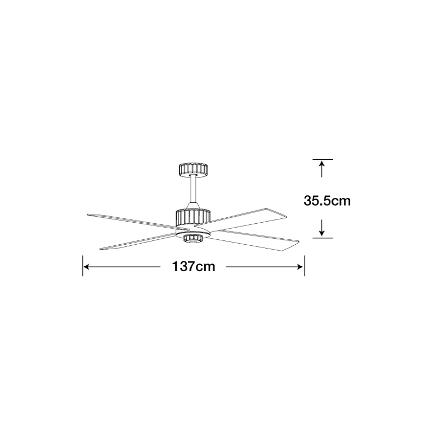Lucci air 213170 - Οροφής ανεμιστήρας LED NEWPORT wenge/καφέ + τηλεχειριστήριο