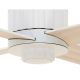 Lucci air 213171 - LED Ανεμιστήρας οροφής NEWPORT ξύλο/λευκό/μπεζ + τηλεχειριστήριο