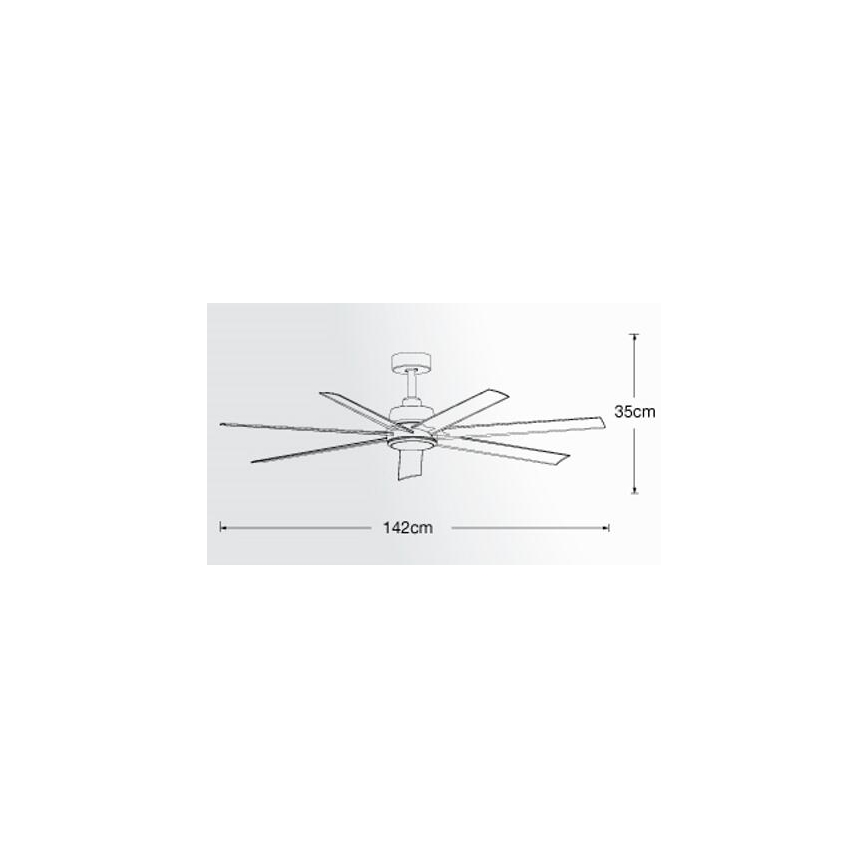 Lucci air 213182 - LED Ανεμιστήρας οροφής ATLANTA 1xGX53/12W/230V λευκό + τηλεχειριστήριο
