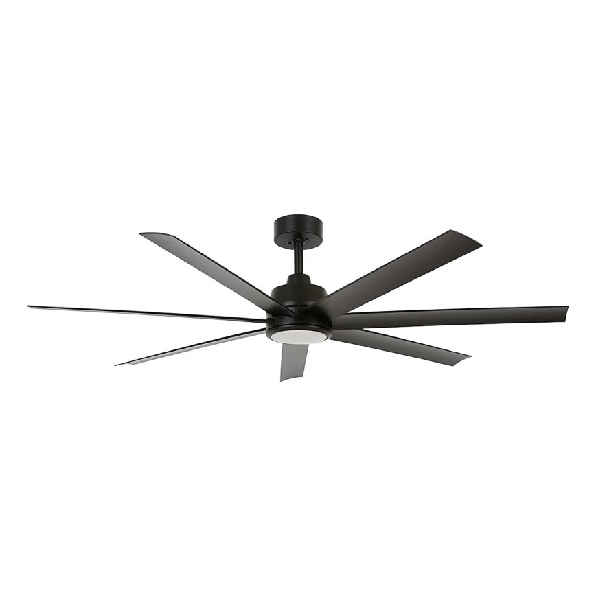 Lucci Air 21318349 - Ανεμιστήρας οροφής LED Dimmable ATLANTA 1xGX53/12W/230V διάμετρος 142 cm μαύρο + τηλεχειριστήριο