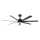 Lucci Air 21318349 - Ανεμιστήρας οροφής LED Dimmable ATLANTA 1xGX53/12W/230V διάμετρος 142 cm μαύρο + τηλεχειριστήριο