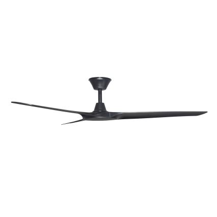 Lucci Air 21321649 - Ανεμιστήρας οροφής ABYSS διάμετρος 142 cm IP66 μαύρο + τηλεχειριστήριο
