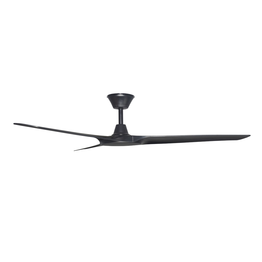 Lucci Air 21321649 - Ανεμιστήρας οροφής ABYSS διάμετρος 142 cm IP66 μαύρο + τηλεχειριστήριο