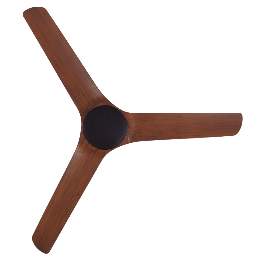 Lucci Air 21321749 - Ανεμιστήρας οροφής ABYSS διάμετρος 142 cm IP66 καφέ + τηλεχειριστήριο
