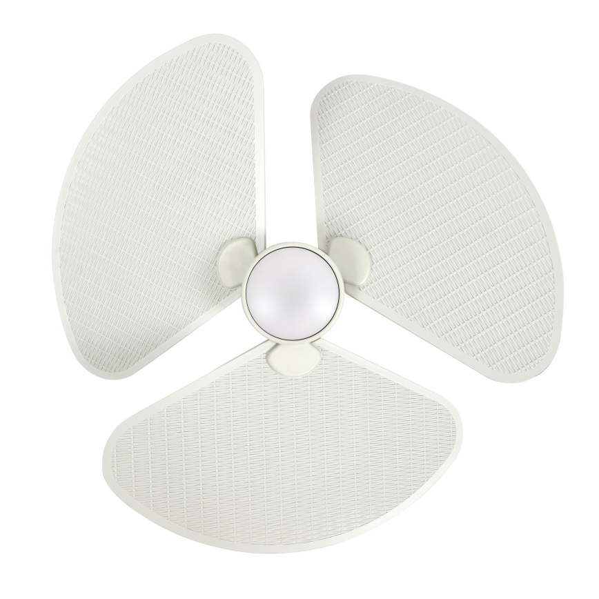 Lucci Air 21325449 - LED ρυθμιζόμενος ανεμιστήρας οροφής SABLE 1xGX53/12W/230V 3000/4000/5000K διάμ. 91,5 cm εκρού + τηλεχειριστήριο