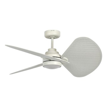 Lucci Air 21325449 - LED ρυθμιζόμενος ανεμιστήρας οροφής SABLE 1xGX53/12W/230V 3000/4000/5000K διάμ. 91,5 cm εκρού + τηλεχειριστήριο