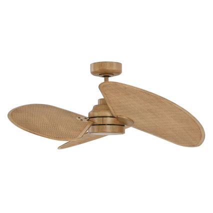 Lucci Air 21325549 - Ανεμιστήρας οροφής LED SABLE με ρύθμιση φωτεινότητας 1xGX53/12W/230V 3000/4000/5000K διάμ. 91,5 cm καφέ + τηλεχειριστήριο