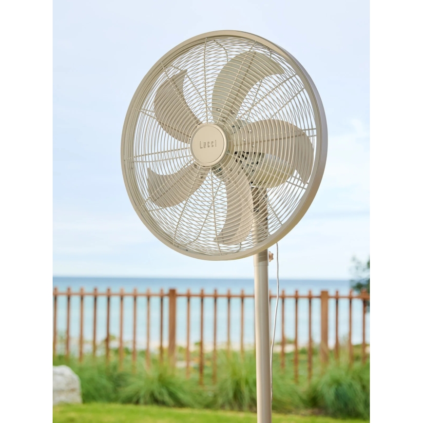 Lucci Air 21326449 - Επιδαπέδιος ανεμιστήρας GLIDE 36W/230V Ø 45 cm λευκός