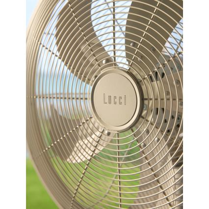 Lucci Air 21326449 - Επιδαπέδιος ανεμιστήρας GLIDE 36W/230V Ø 45 cm λευκός