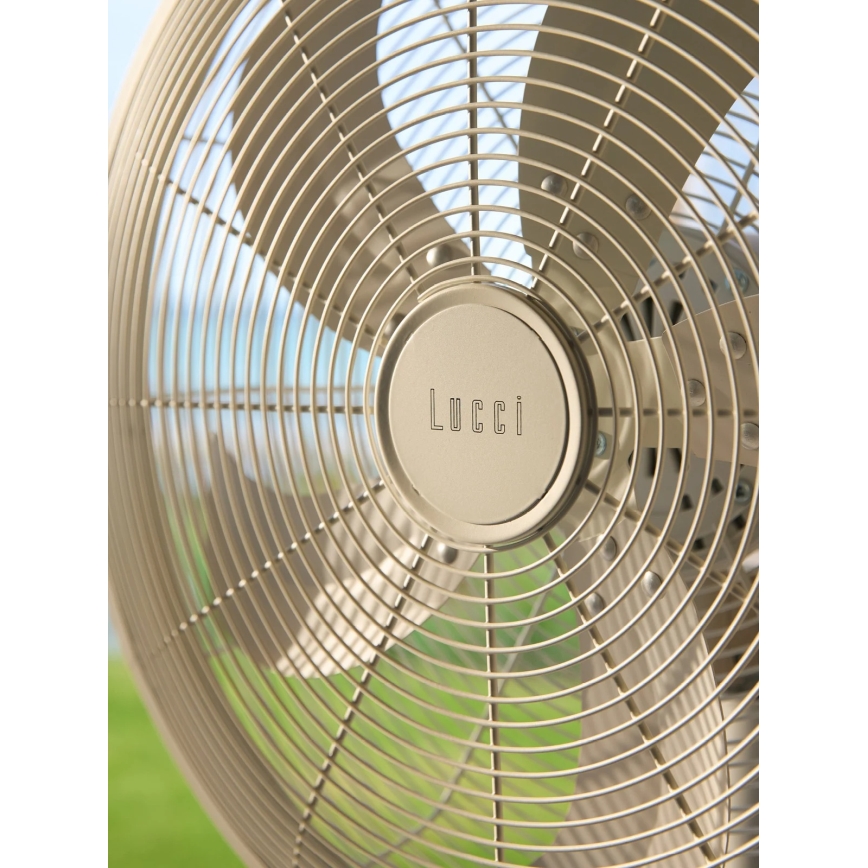 Lucci Air 21326449 - Επιδαπέδιος ανεμιστήρας GLIDE 36W/230V Ø 45 cm λευκός