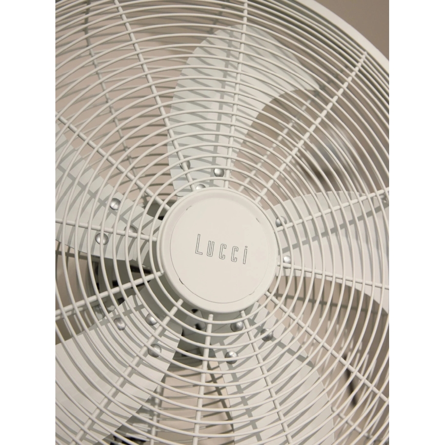 Lucci Air 21326649 - Επιτοίχιος ανεμιστήρας GLIDE 36W/230V διάμ. 45 cm λευκός + τηλεχειριστήριο