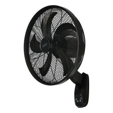 Lucci Air 21326749 - Επιτοίχιος ανεμιστήρας GLIDE 36W/230V Ø 45 εκ. μαύρος + τηλεχειριστήριο