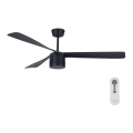 Lucci air 213281 - Οροφής ανεμιστήρας PEREGRINE 1xGX53/12W/230V μαύρο + τηλεχειριστήριο