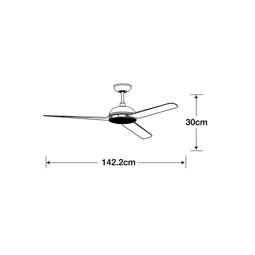 Lucci air 213300 - Ανεμιστήρας οροφής LED Dimmable UNIONE 1xGX53/12W/230V καφέ + τηλεχειριστήριο