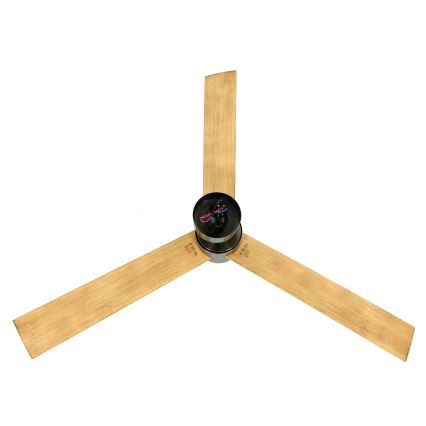 Lucci air 21610449 - Ανεμιστήρας οροφής LED Dimmable CLIMATE 1xGX53/12W/230V καφέ/γυαλιστερό χρώμιο + τηλεχειριστήριο