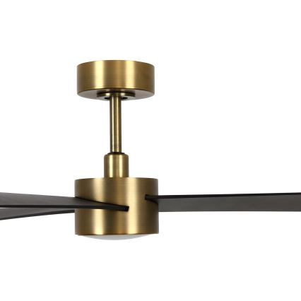 Lucci air 21610549- Ανεμιστήρας οροφής LED ντιμαριζόμενος CLIMATE 1xGX53/12W/230V βέγκε/χρυσαφί + τηλεχειριστήριο