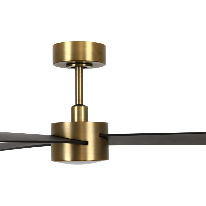 Lucci air 21610549- Ανεμιστήρας οροφής LED ντιμαριζόμενος CLIMATE 1xGX53/12W/230V βέγκε/χρυσαφί + τηλεχειριστήριο