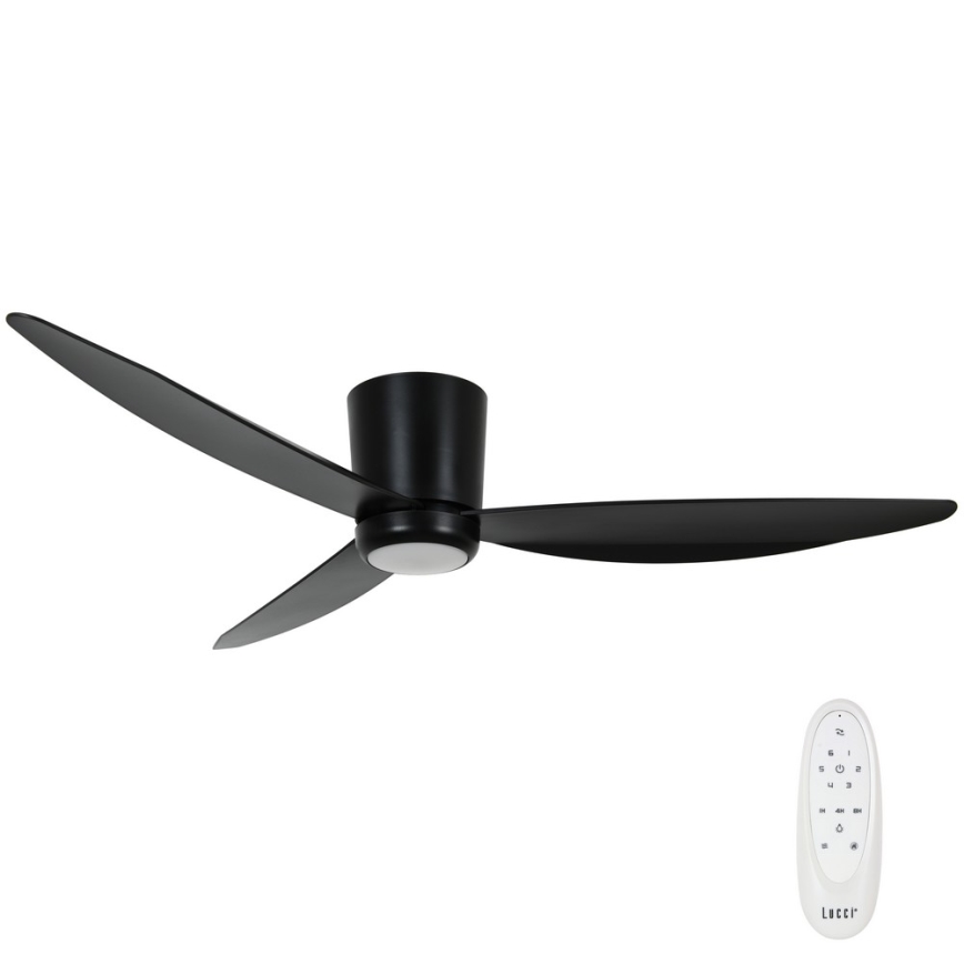 Lucci air 21610749 - LED Ρυθμιζόμενος Οροφής Ανεμιστήρας ARRAY 1xGX53/12W/230V μαύρο + τηλεχειριστήριο