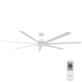 Lucci air 21610849 - Dimming ceiling fan ATLANTA 1xGX53/12W/230V white+ + τηλεχειριστήριο