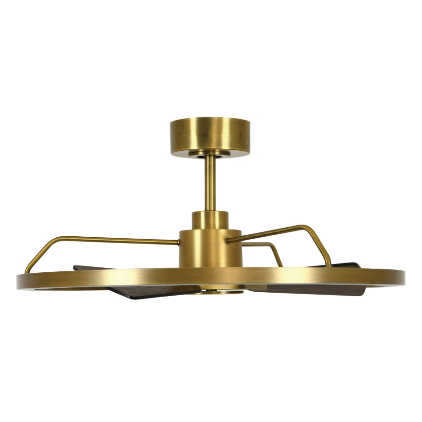 Lucci air 21611649 - LED Dimmable ανεμιστήρας οροφής CESSNA LED/36W/230V 3000/4000/5000K χρυσό + τηλεχειριστήριο