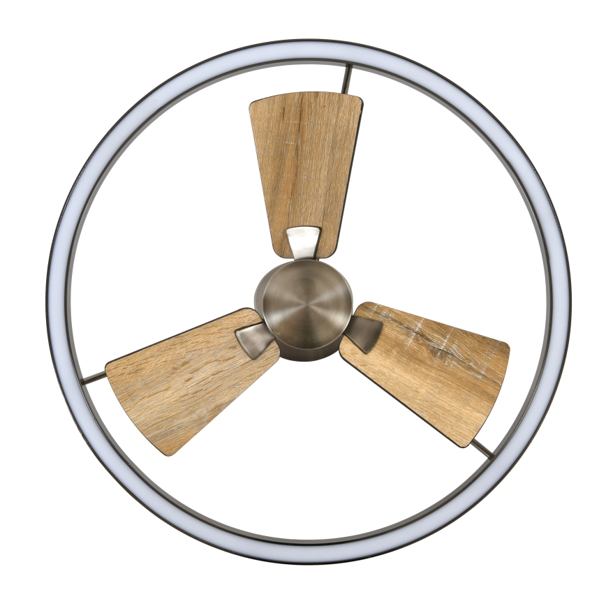 Lucci air 21611749 - LED Dimmable ανεμιστήρας οροφής CESSNA LED/36W/230V 3000/4000/5000K ματ χρώμιο + τηλεχειριστήριο