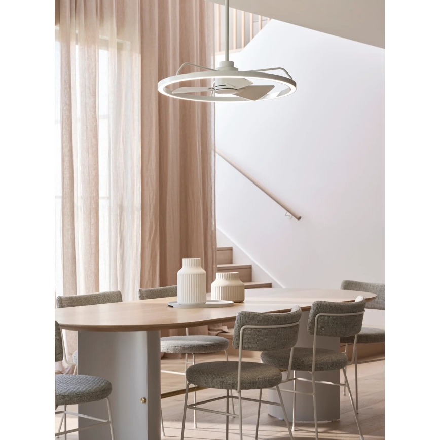 Lucci Air 21612286 - Ανεμιστήρας οροφής LED Dimmable CESSNA LED/36W/230V 3000/4000/5000K λευκό + τηλεχειριστήριο