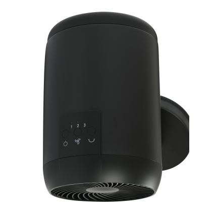 Lucci Air 21612649 - Ανεμιστήρας τοίχου JET 32W/230V μαύρο + τηλεχειριστήριο