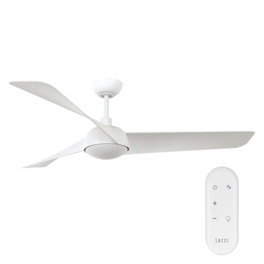 Lucci Air 21617049 - Ρυθμιζόμενος LED ανεμιστήρας οροφής OSPREY 1xGX53/12W/230V Ø 132 cm λευκός + τηλεχειριστήριο