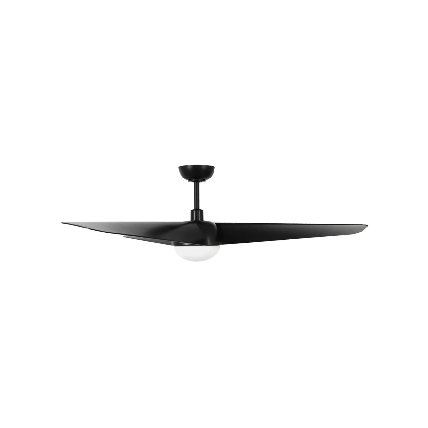 Lucci Air 21617149 - Ανεμιστήρας οροφής OSPREY με LED ρυθμιζόμενης φωτεινότητας, 1xGX53/12W/230V, Ø 132 cm, μαύρος + τηλεχειριστήριο