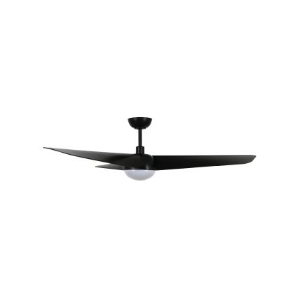 Lucci Air 21617149 - Ανεμιστήρας οροφής OSPREY με LED ρυθμιζόμενης φωτεινότητας, 1xGX53/12W/230V, Ø 132 cm, μαύρος + τηλεχειριστήριο