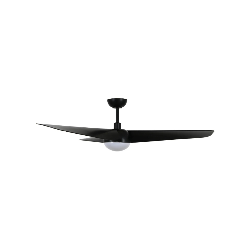Lucci Air 21617149 - Ανεμιστήρας οροφής OSPREY με LED ρυθμιζόμενης φωτεινότητας, 1xGX53/12W/230V, Ø 132 cm, μαύρος + τηλεχειριστήριο