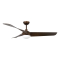 Lucci Air 21617249 - Ρυθμιζόμενος ανεμιστήρας οροφής LED OSPREY 1xGX53/12W/230V Ø 132 cm μπρονζέ + τηλεχειριστήριο