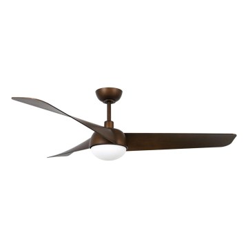Lucci Air 21617249 - Ρυθμιζόμενος ανεμιστήρας οροφής LED OSPREY 1xGX53/12W/230V Ø 132 cm μπρονζέ + τηλεχειριστήριο