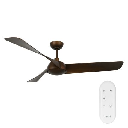 Lucci Air 21617249 - Ρυθμιζόμενος ανεμιστήρας οροφής LED OSPREY 1xGX53/12W/230V Ø 132 cm μπρονζέ + τηλεχειριστήριο
