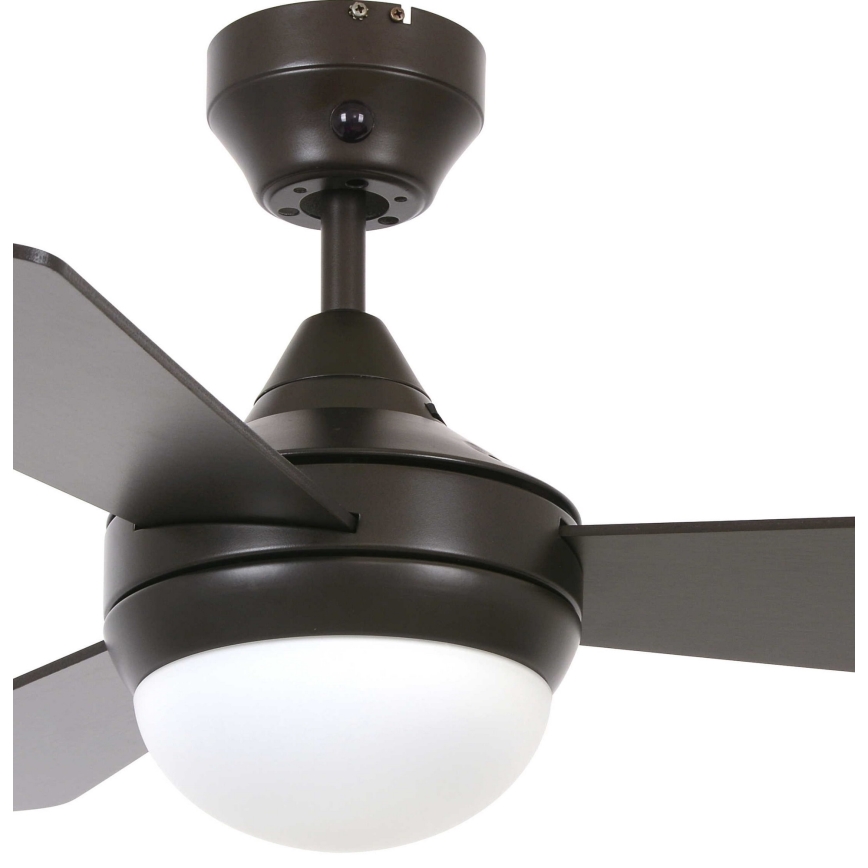 Lucci Air 512311 - Ανεμιστήρας οροφής AIRLIE HUGGER 2xE27/15W/230V ξύλο/καφέ + τηλεχειριστήριο