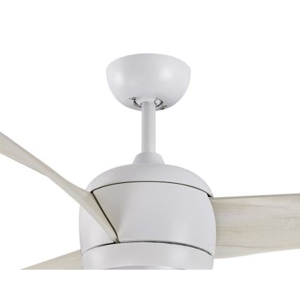 Lucci air 512911 - LED Ανεμιστήρας οροφής AIRFUSION NORDIC LED/20W/230V ξύλο/λευκό + τηλεχειριστήριο