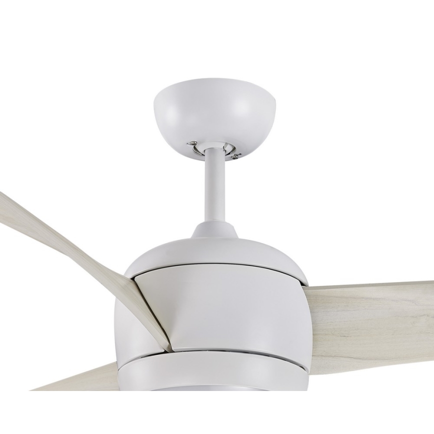 Lucci air 512911 - LED Ανεμιστήρας οροφής AIRFUSION LED/20W/230V ξύλο/λευκό + RC