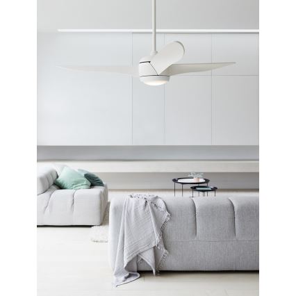 Lucci air 512911 - LED Ανεμιστήρας οροφής AIRFUSION LED/20W/230V ξύλο/λευκό + RC