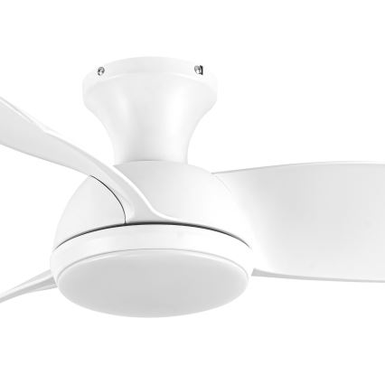 Lucci air 513071 - Ανεμιστήρας οροφής LED Dimmable SYROS LED/18W/230V 3000/4000/6000K λευκό + τηλεχειριστήριο