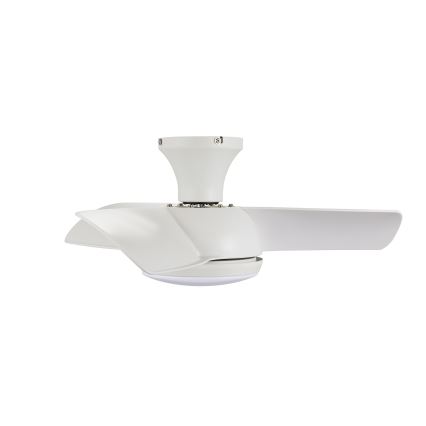 Lucci air 513071 - Ανεμιστήρας οροφής LED Dimmable SYROS LED/18W/230V 3000/4000/6000K λευκό + τηλεχειριστήριο