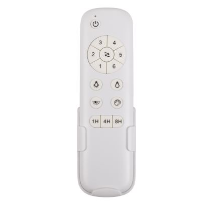 Lucci air 513072 - Ανεμιστήρας οροφής LED Dimmable BRONX LED/18W/230V 3000/4000/6000K μαύρο/γυαλιστερό χρώμιο + τηλεχειριστήριο