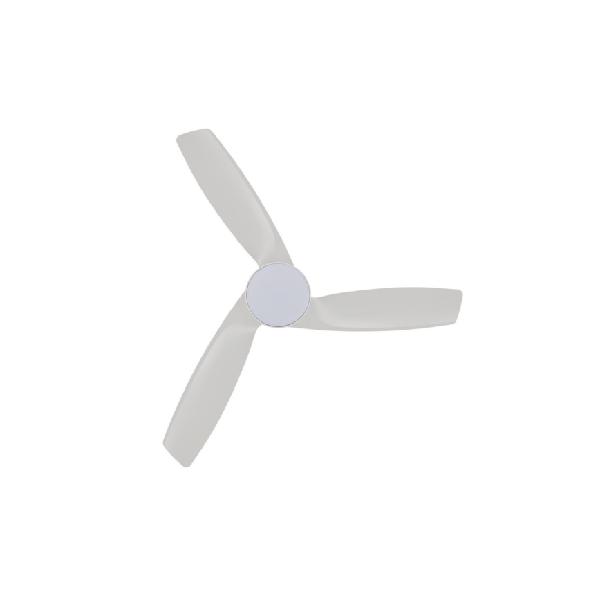 Lucci Air 513073 - Ανεμιστήρας οροφής BRONX με ρυθμιζόμενο LED, 18W/230V, 3000/4000/6000K, Ø 132 εκ., λευκός + τηλεχειριστήριο