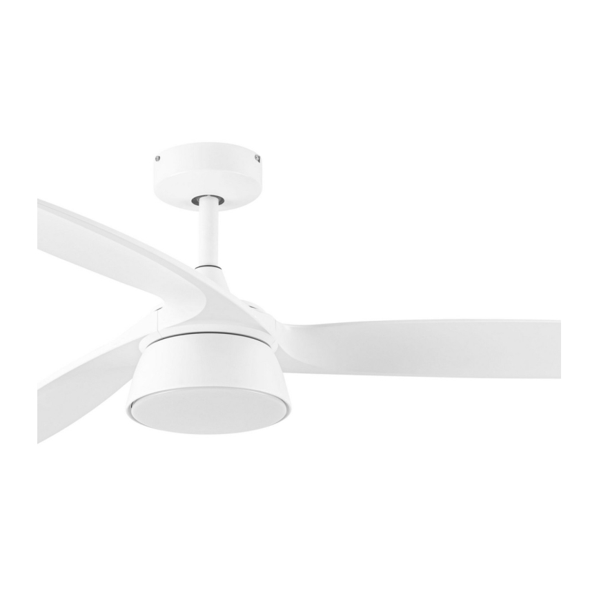 Lucci Air 513073 - Ανεμιστήρας οροφής BRONX με ρυθμιζόμενο LED, 18W/230V, 3000/4000/6000K, Ø 132 εκ., λευκός + τηλεχειριστήριο