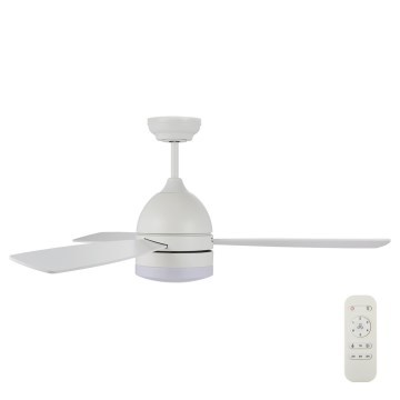 Lucci air 513075 - LED Ανεμιστήρας οροφής VECTOR LED/25W/230V 3000/4200/6500K λευκό + τηλεχειριστήριο