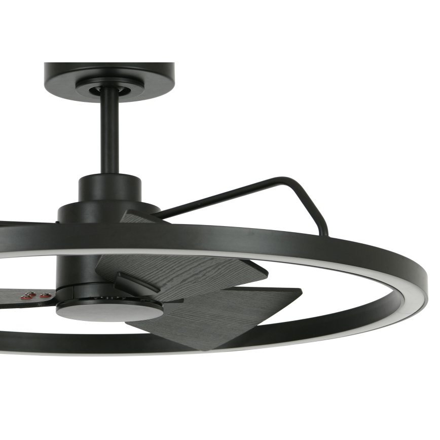 Lucci Air 516124 - Ανεμιστήρας οροφής LED Dimmable CESSNA LED/36W/230V 3000/4000/5000K μαύρο + τηλεχειριστήριο