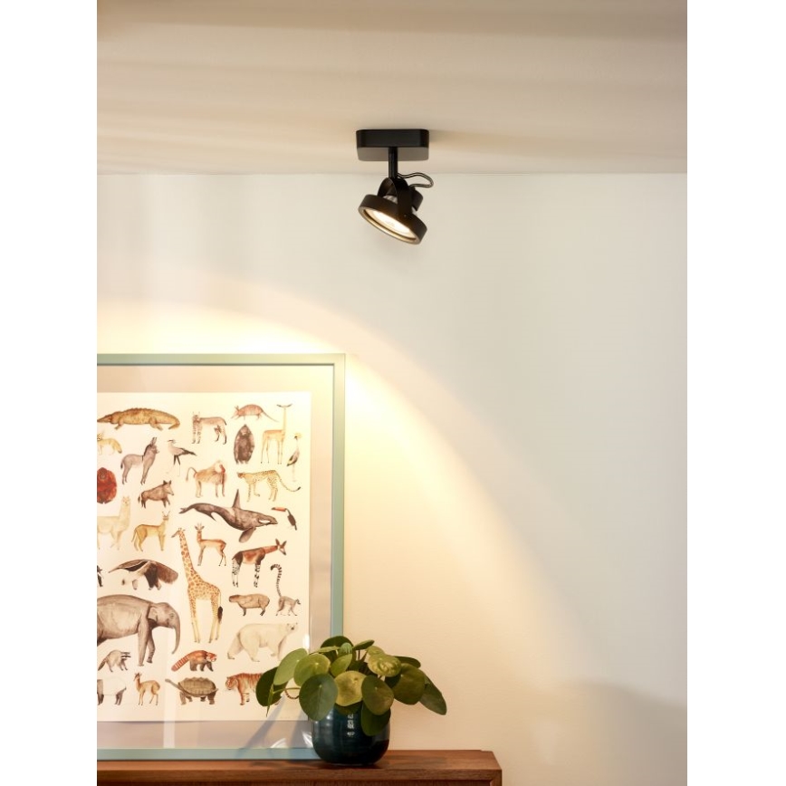 Lucide 31930/12/30 - Φως σποτ LED TALA LED 1xG53/12W/230V/12V μαύρο